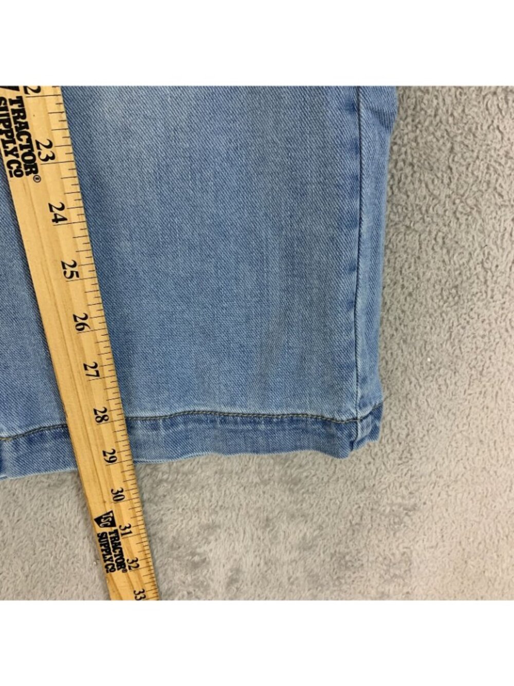 NWT Wrangler Women's 4 Chambray Midi Skirt Light Blue Button Front - Picture 7 of 13